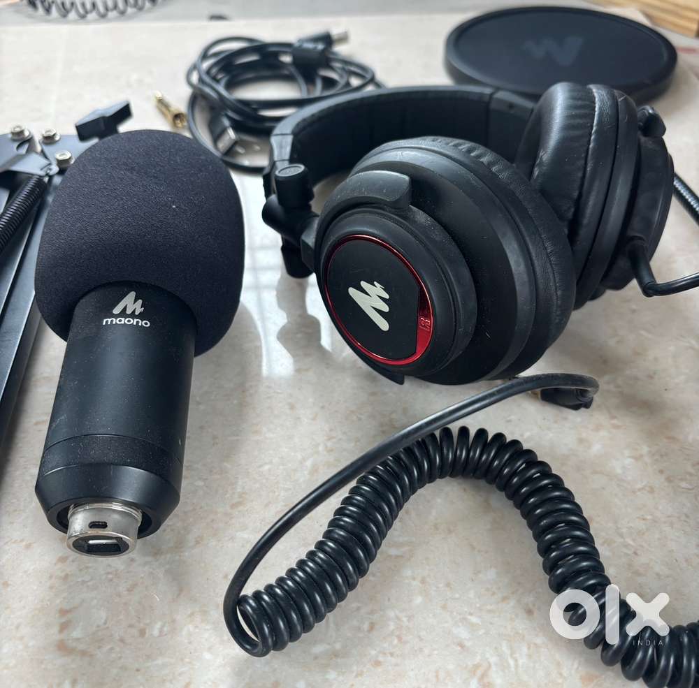 MAONO AU-A04H USB Condenser Mic + Studio Headphones