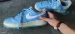 Nike air force 1 blue and white