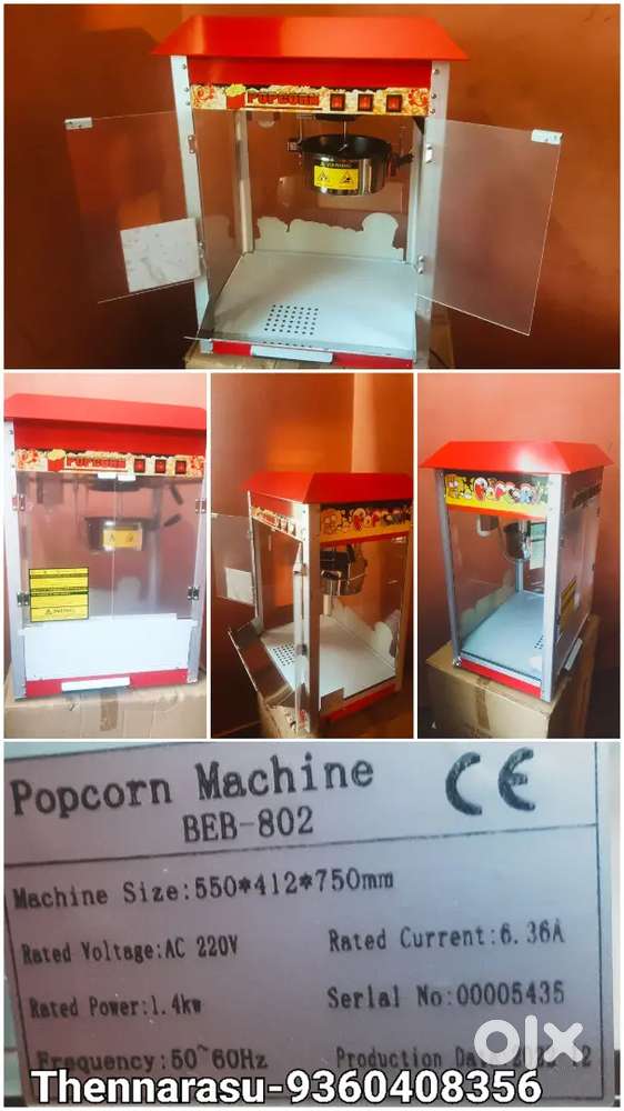 Popcorn Machine and cotton Candy  Available