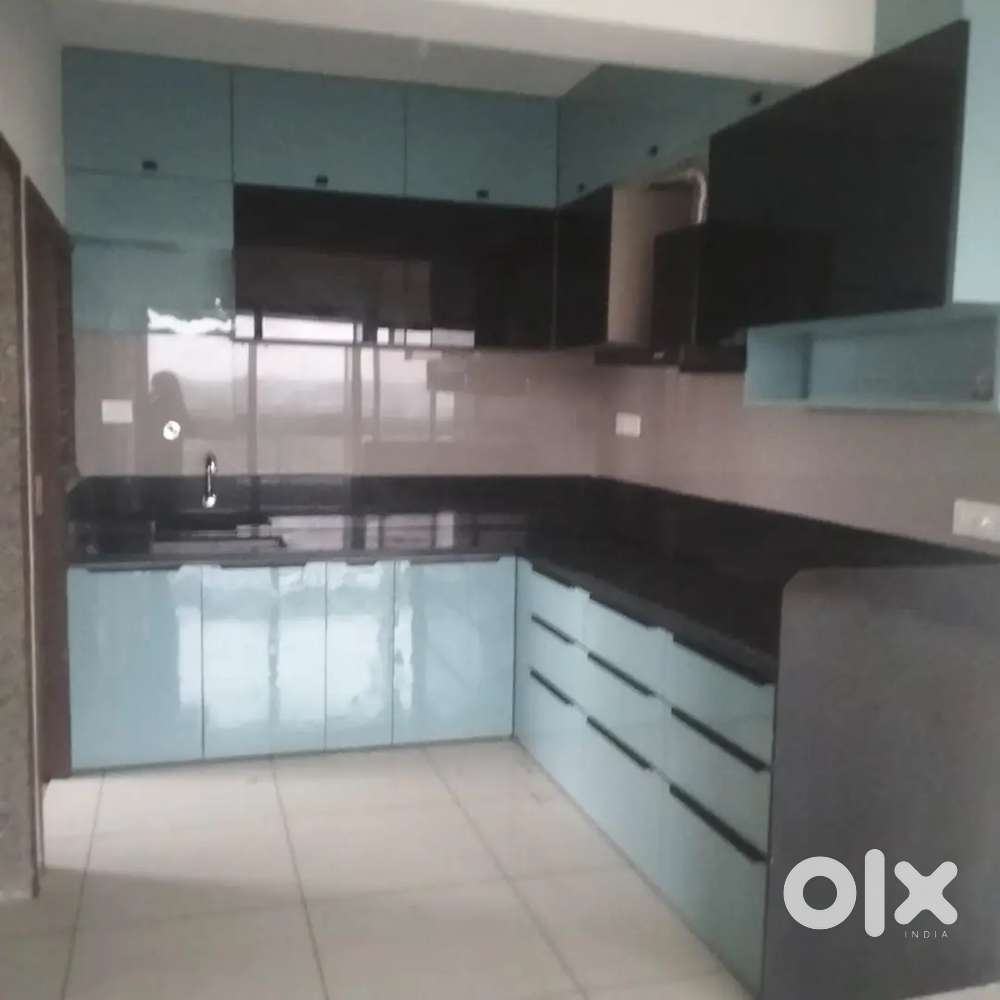 Corner view,Fully furnished Kitchen with nature view 2 balconey