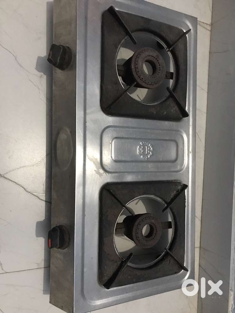 Two Burner Chulha and Small Cylinder (Surya) 5kg