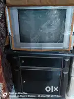 LG Flat TV with Trolley