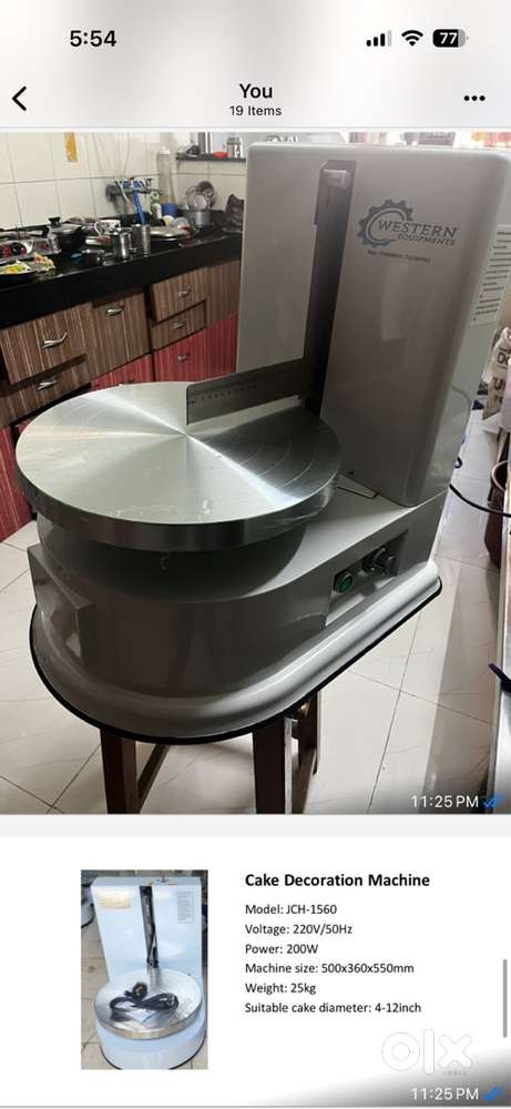 Cake decoration machine