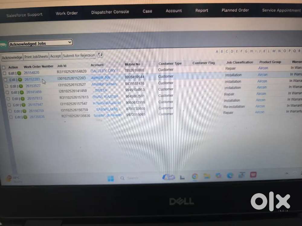 Panasonic service centre working