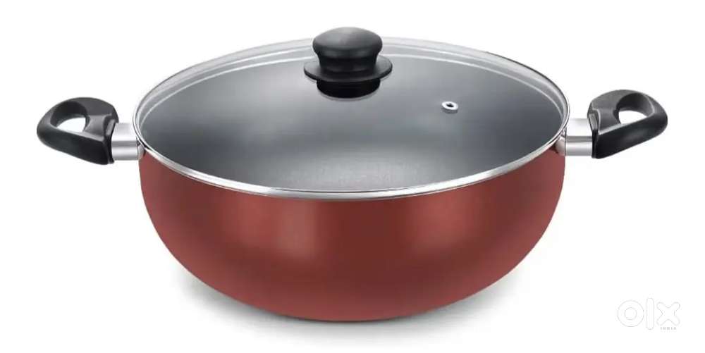 Prestige Omega Deluxe 3.5L Non-Stick Deep Kadai