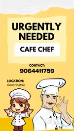 Need Cook for Rolls, Shawarma & Grilled Chicken Items for a Cafe