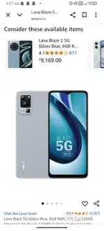 Lava blaze 5g 128gb