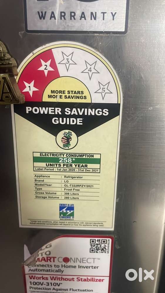 3.5 y old LG branded fridge for sale