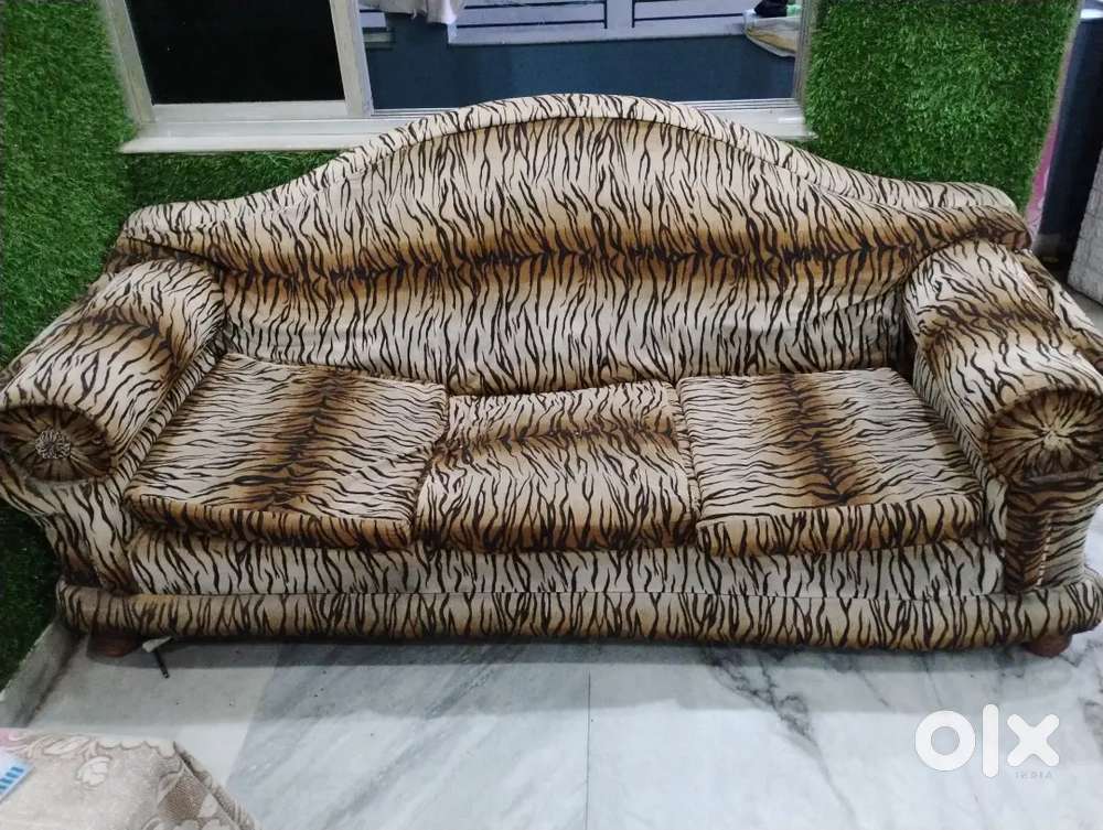 Wooden 3 seater Sofa