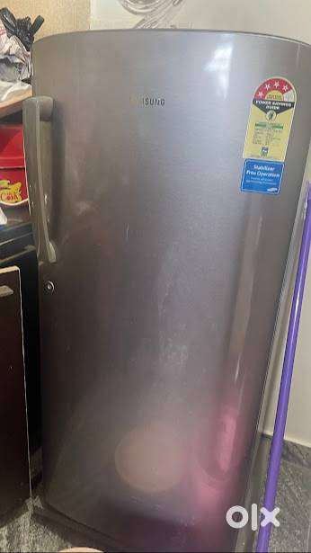 Samsung single door stabilizer free ,4 star fridge minimal usage