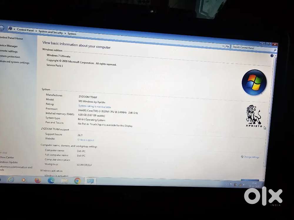 Dell vostro 2520