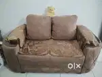2 setter wide sofa and large center table