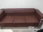 Office 3 seater sofa and 5 office chairs available