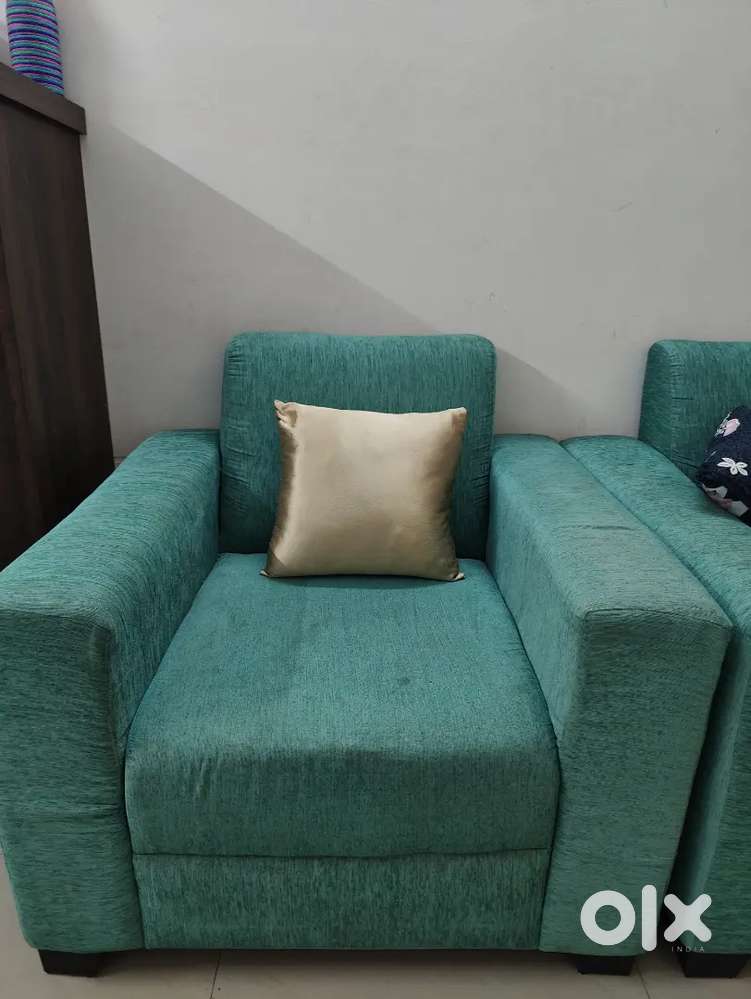 Sofa set along with full cover cushions