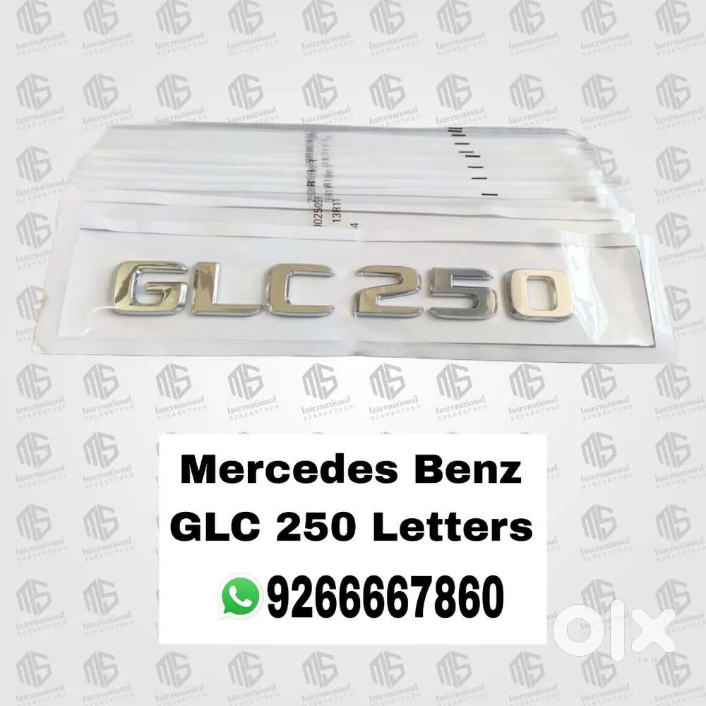 Mercedes Benz GLC 250 Letters