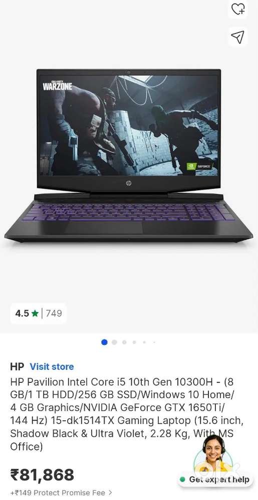 HP Pavillion Gaming Laptop