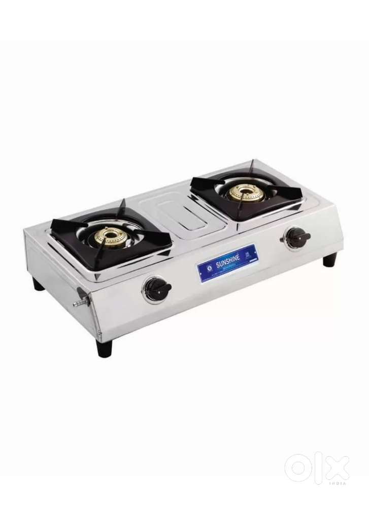 58% Off Brand New Sunshine Heavy 2 BR Stainless Steel Stove MRP-4550