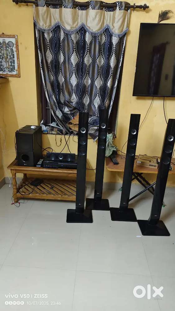 Lg dvd 4 spker 1 centerspker  1sub nd dead  amplifier
