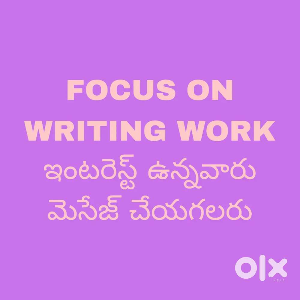 Writing jobs