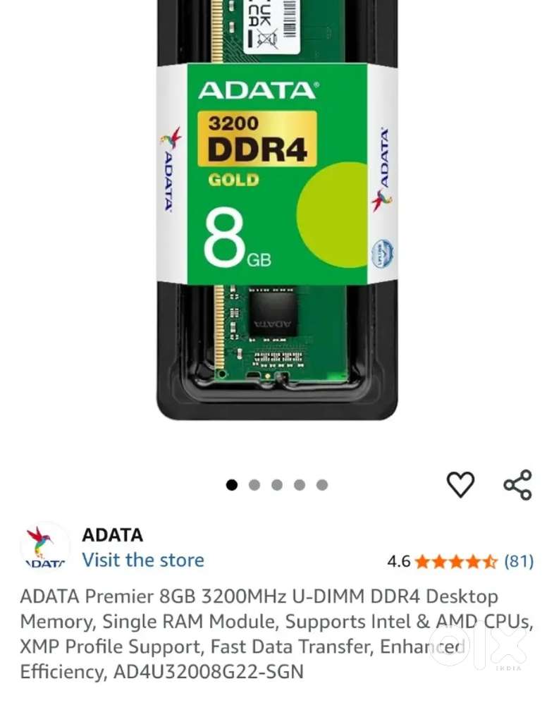 4X8GB RAM MODULES - 3200 MHZ - DESKTOP RAM