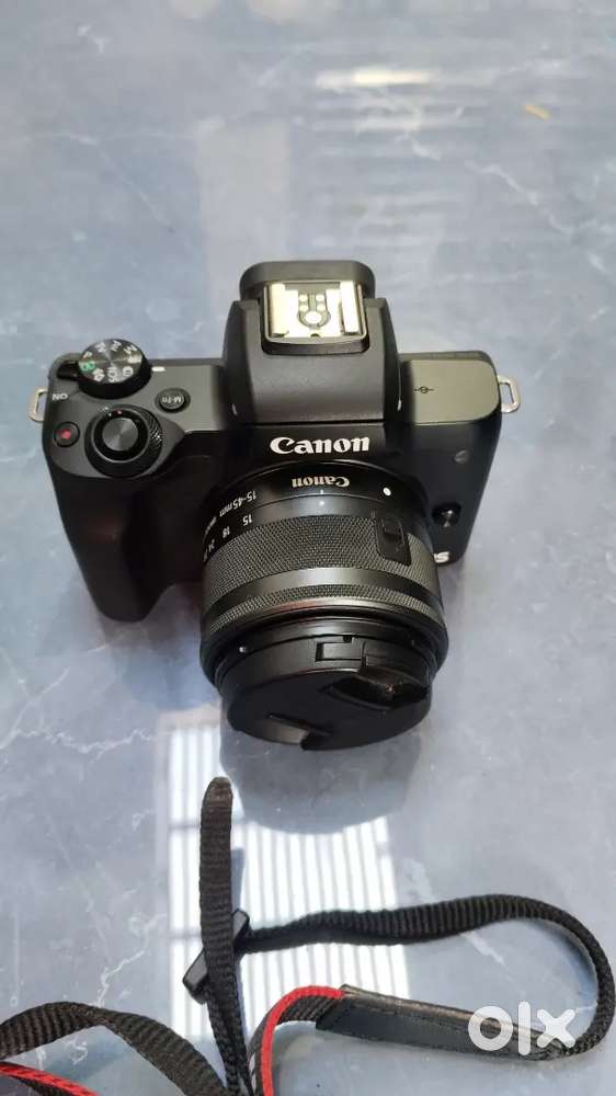 Canon Eos M50 15+45 Lens And All Accessories
