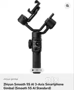 Zhiyun Smooth 5S AI 3-Axis Smartphone Gimbal (Smooth 5S Al Standard)