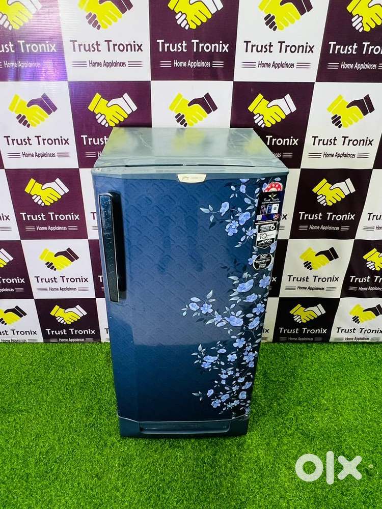 Edge pro goorej flower design single Door Fridge 190 ltrs with stand ‘