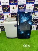 Godrej bule colour single door and samsung washing machine