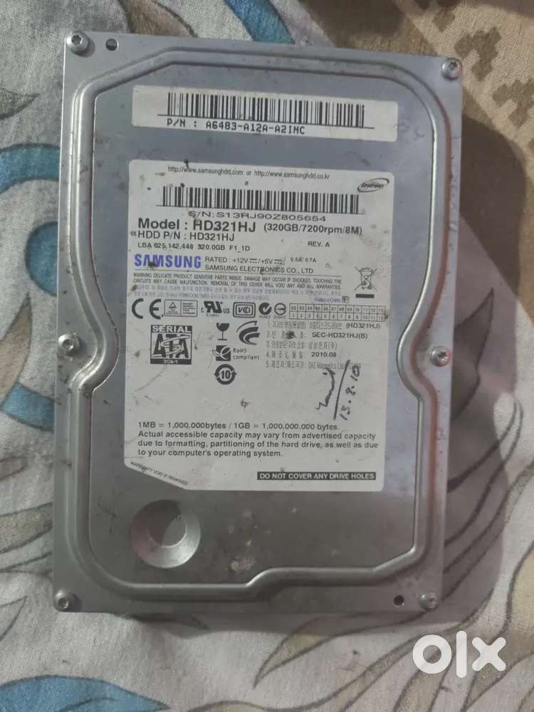 Samsung hard disk 320gb/7200rpm/8m