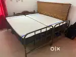 Steel bed 2 numbers without mattresses