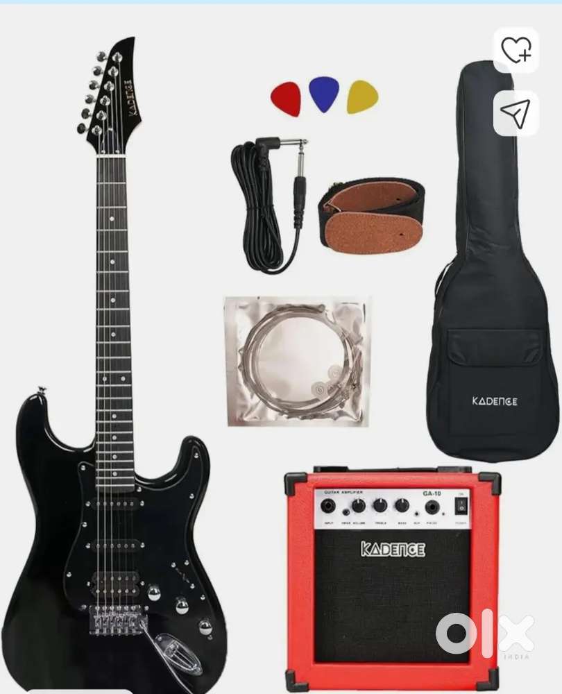 Kadence electric guitar with amplifier