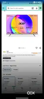 43 inch acer make google tv