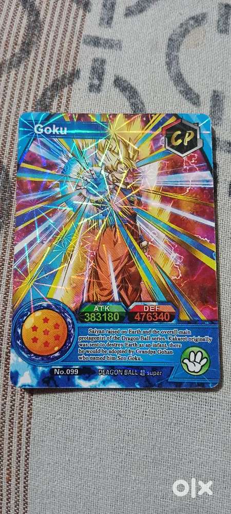 An card of goku