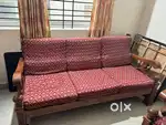 Type:3+2 seater wooden sofa set. Age: 12