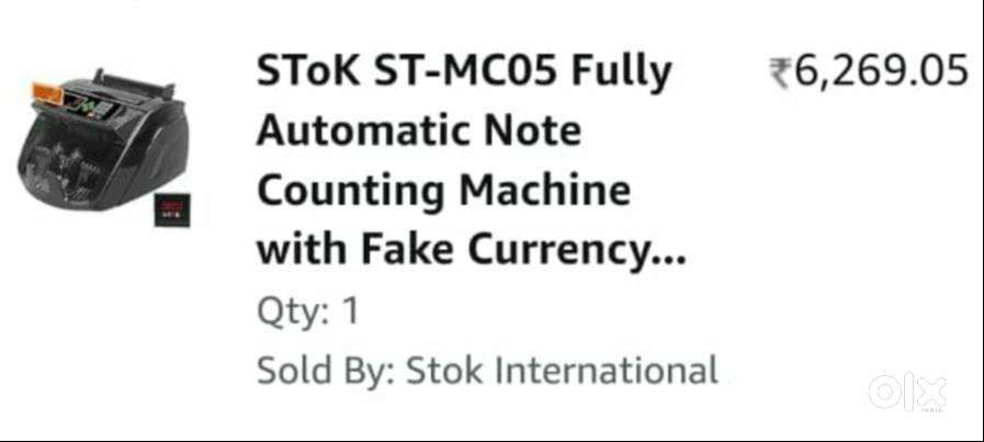 Automatic note counting machine with fake currency detection