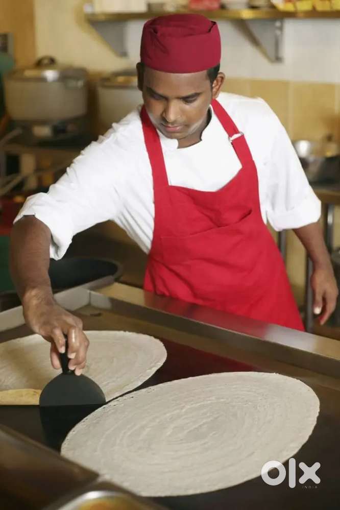 Dosa master and kitchen helper