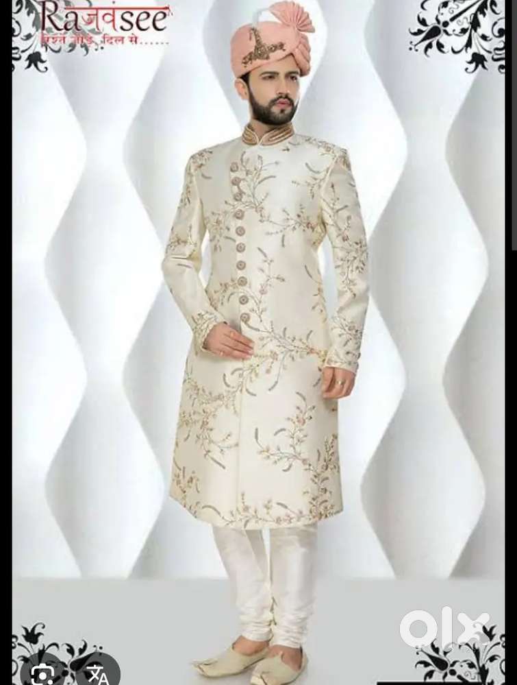 Sherwani Set in Excellent Condition : Virat Kohli's Wedding Design