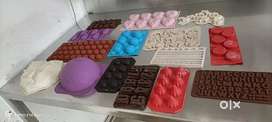 Silicon cake moulds