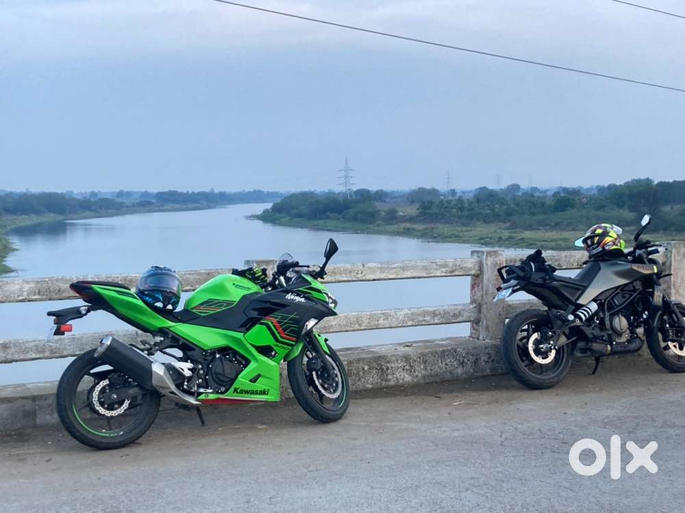 Ninja 400 with New Michlin tyre