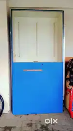 Showcase with computer Table