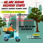 Delivery staffs hiring contact