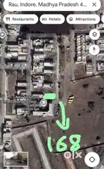 Plot for sale nearby gated community and 100ft proposed road