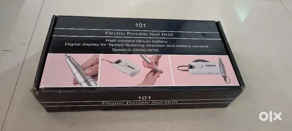 New Nail drill machine & half moonlight & nail arms rest pillow