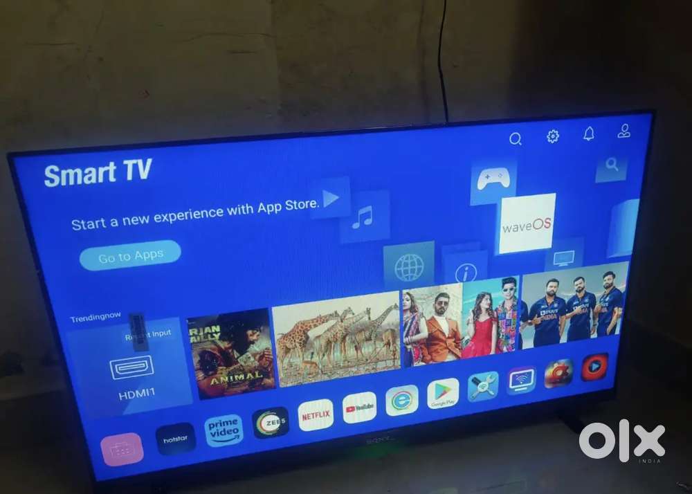 40 inch sony smart Android frameless oled 4k 3yr display waranty 12500