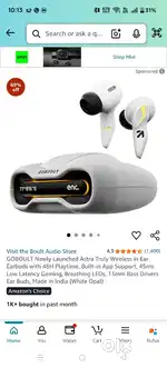 Boult Earbud Almost New Few Days oLd