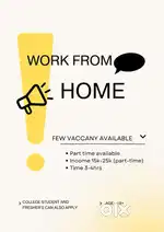 Online work from home ( part time)