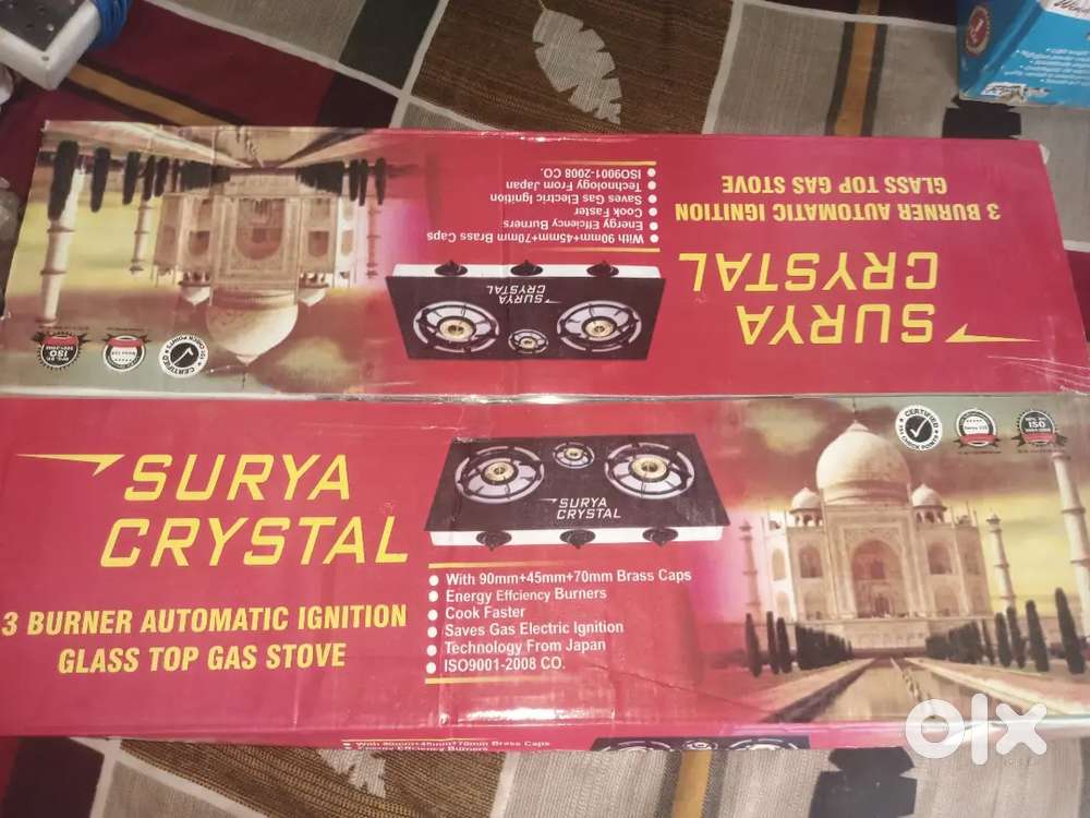 3 burner gas stove automatic