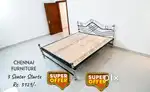 Cot , steel cot , single , double, queen size , King Size Bed   nbwer