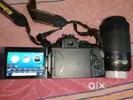 Nikon dslr camera . Nikon d5300 with 70-300 zoom lens
