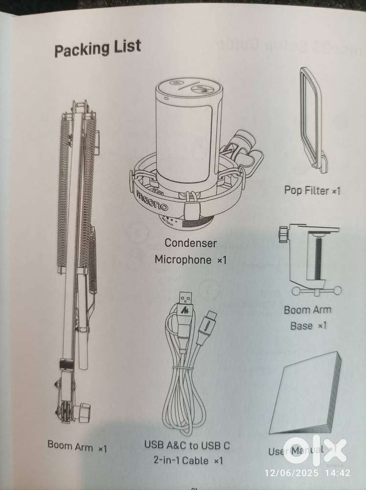 Maono condencer gaming USB microphone